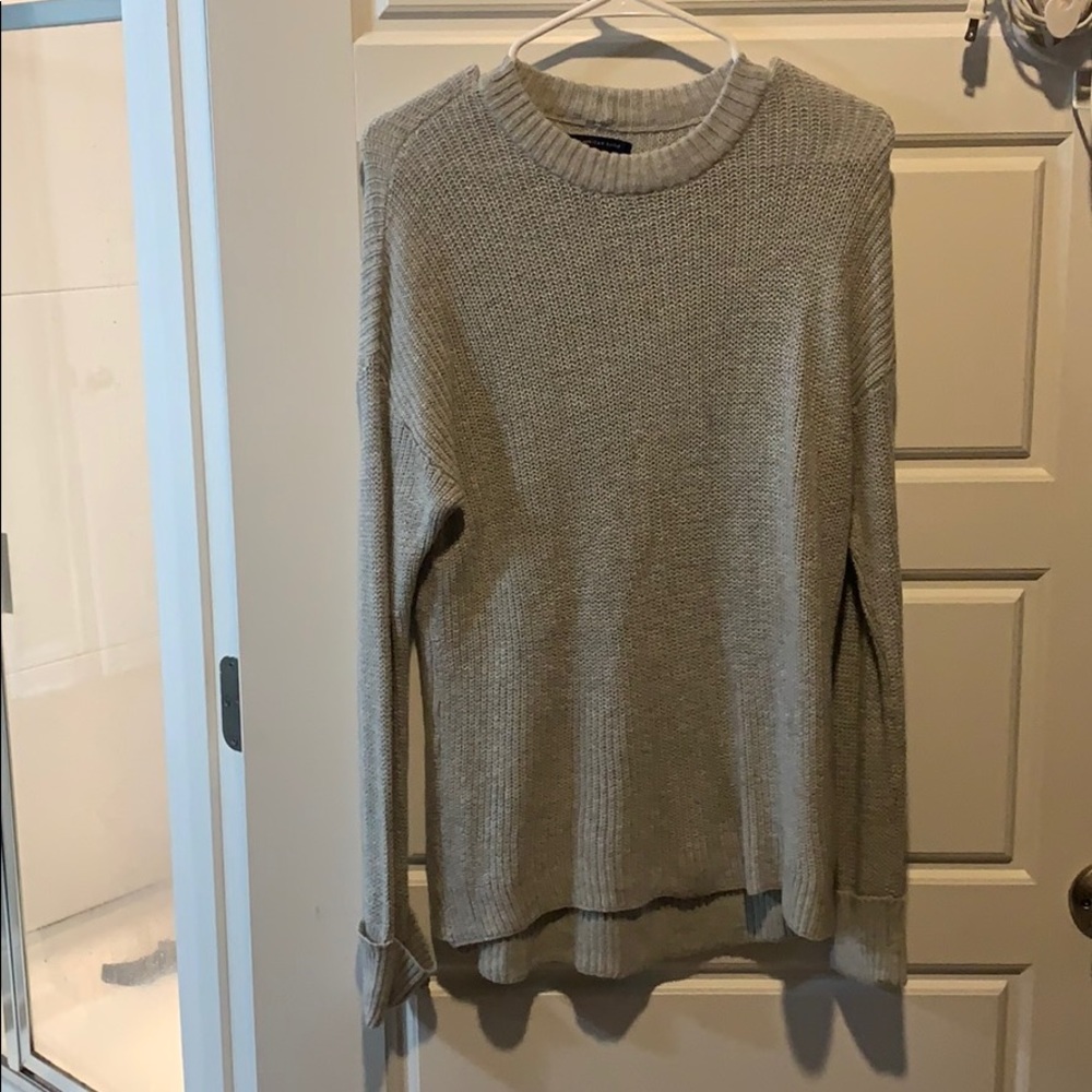 Gray sweater